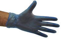 Vinyl Gloves Blue - Powdered MEDIUM - Selfgard