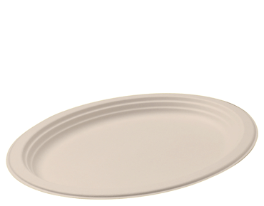 Enviroboard® Large Oval Plate,  Natural