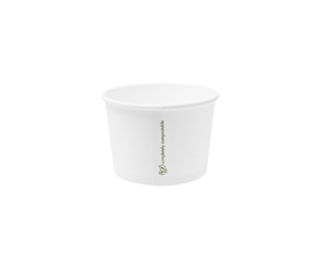 Hot Container White 8oz 280ml - Vegware - Carton 1000