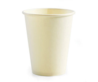 12oz Coffee Cups White (90mm) Single Wall - BioPak