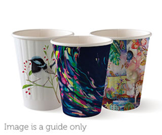 8oz Coffee Cup Art Series (80mm) Double Wall - BioPak