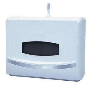 Dispenser for Slimfold Paper Towels Small White - Premier Hygiene