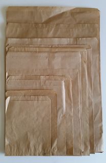 Flat Brown Paper Bags - 235x300 - No.6- Fortune