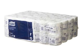 Conventional Toilet Roll 1Ply White - Tork 2170329