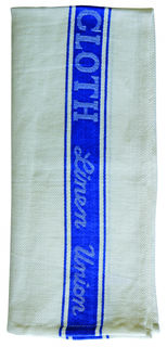 Tea Towel 50% Cotton 50% Linen Union Glass Blue, Carton - Filta
