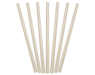 Paper Jumbo Straws, White (235 x 10 mm) - Castaway