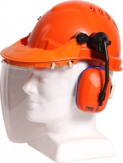 Hard Hat Combo with Clear Visor available with any TN1 Hard Hat - Esko
