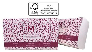 Slimfold Paper Towel Luxury - White, 1 Ply - Matthews
