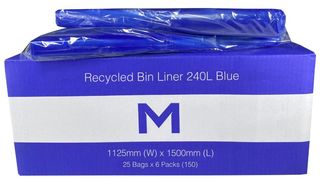 Recycled Bin Liner 240L Blue - Matthews