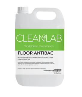 FLOOR ANTIBAC - heavy duty neutral antibacterial floor cleaner 5L - CleanLab