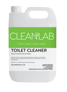 TOILET CLEANER - toilet cleaner and sanitiser 5L - CleanLab