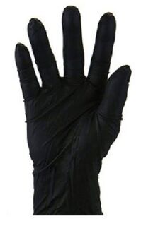 Nitrile Black Gloves 7.0g MEDIUM - Matthews