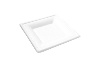 Square Plate 15x15cm Bagasse - Vegware