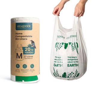 27L Compostable Bin Liner Carton (400 Bags) – Ecopack