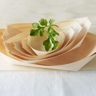 Wooden Deep Baby Boat Dish - Epicure
