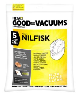 Vacuum Cleaner Bags Nilfisk GD Series 5 Pack