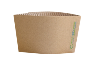 Sleeve for Single Wall Cup - 8/12oz Carton  1000    - Green Choice