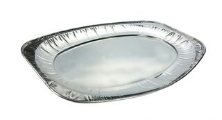 Oval Foil Platter X-Large - Retail - Uni-Foil