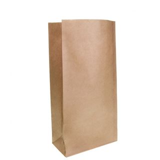 Brown Block Bottom Paper Bag No 2 Heavy Duty 160W x 350H (83mm gusset)- Emperor