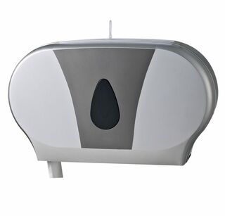 Dispenser for Jumbo Rolls Double Silver - Premier Hygiene