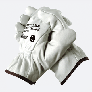 Leather Riggers Gloves Professional Grade LARGE