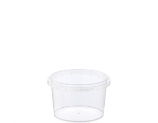 Locksafe' Small Round Tamper Evident Containers, 210 ml - Castaway