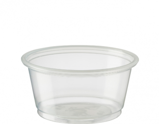 Medium Portion Control Cups 60 ml, Clear - Castaway