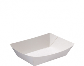 Rediserve' Paper Food Trays #2 Small, White - Castaway