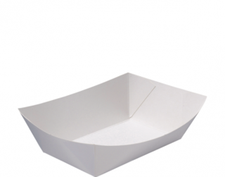 Rediserve' Paper Food Trays #3 Medium, White - Castaway