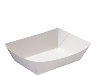 Rediserve' Paper Food Trays #4 Large, White - Castaway
