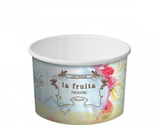 La Fruita Paper Ice Cream / Gelato Cups 2 Scoop 5 oz - Castaway