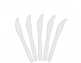 Costwise' Plastic Knife, White 160 mm - Castaway