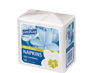 2 Ply Luncheon Napkins, RediFold', White - Castaway
