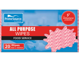 PrimeSource' All Purpose Wipes, Red - Castaway
