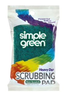 Single Non Scratch Scrabber Sponge - Simple Green