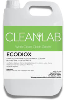 ECODIOX - Stabilised Chlorine Dioxide Surface Sanitiser 5Litres - CleanLab