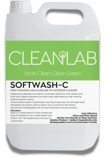 SOFTWASH-C - High Foaming Alkaline Exterior Cleaner 5Litres - CleanLab