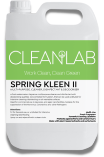 SPRING KLEEN II - multipurpose cleaner, disinfectant & deodoriser 5L - CleanLab