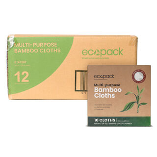 Bamboo Cloths Dispenser Box - Ecopack