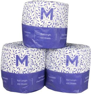 Wrapped Toilet Tissue - White, 2 Ply, 1000 Sheets - Matthews
