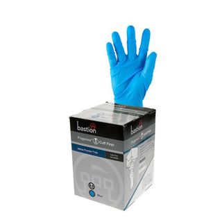 Progenics Nitrile P/F Blue Gloves Small - UniPak