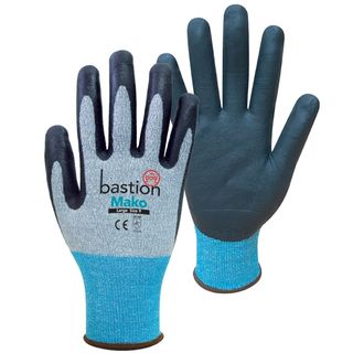 Cut 3 HPPE Gloves Grey MEDIUM Pack 12 pairs - Bastion Mako