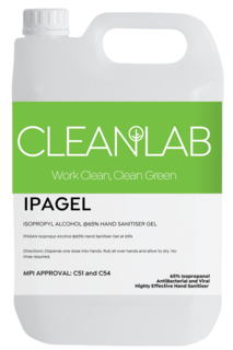 IPAGEL ISOPROPYL Alcohol @ 65% Hand Sanitiser Gel, 5L - CleanLab