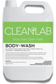 BODYWASH All Over Natural Body Wash Fragranced With Blue Tint 5L - CleanLab