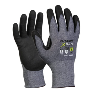 Razor X540 Glove, Blue UHMWPE Cut Level 5, M - Esko
