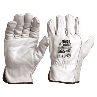 Riggamate Natural Cowgrain Gloves, Size 7 - Paramount