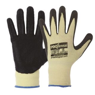 13 Gauge Knitted Kevlar with Black Nitrile Palm Gloves, Size 8 - Paramount