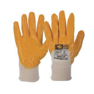 Super-Lite Orange 3/4 Dipped Gloves, Size 7 - Paramount
