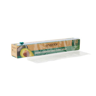 Cling Wrap Compostable 30mx300mm Carton 12 rolls - Ecobags