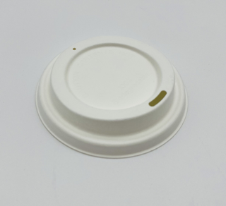 Lid Coffee Moulded Paper Pulp Lid - 80mm - Closed Loop